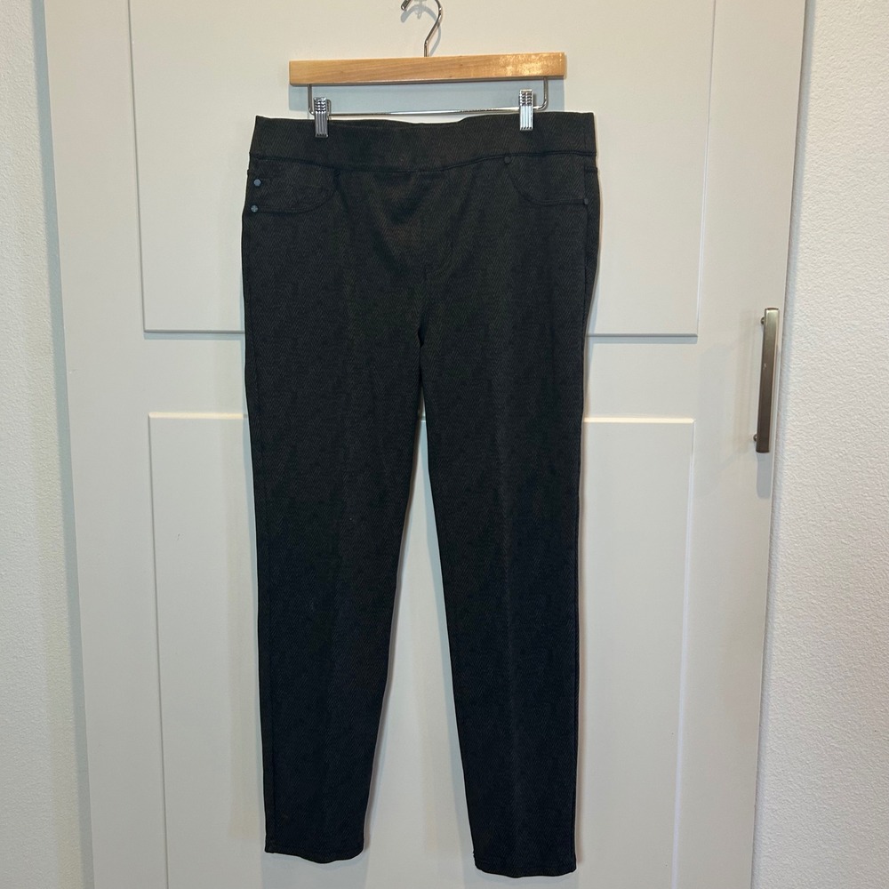 Liverpool‎ Jeans Company Herringbone Pattern Pull On Pants Women's Size 16